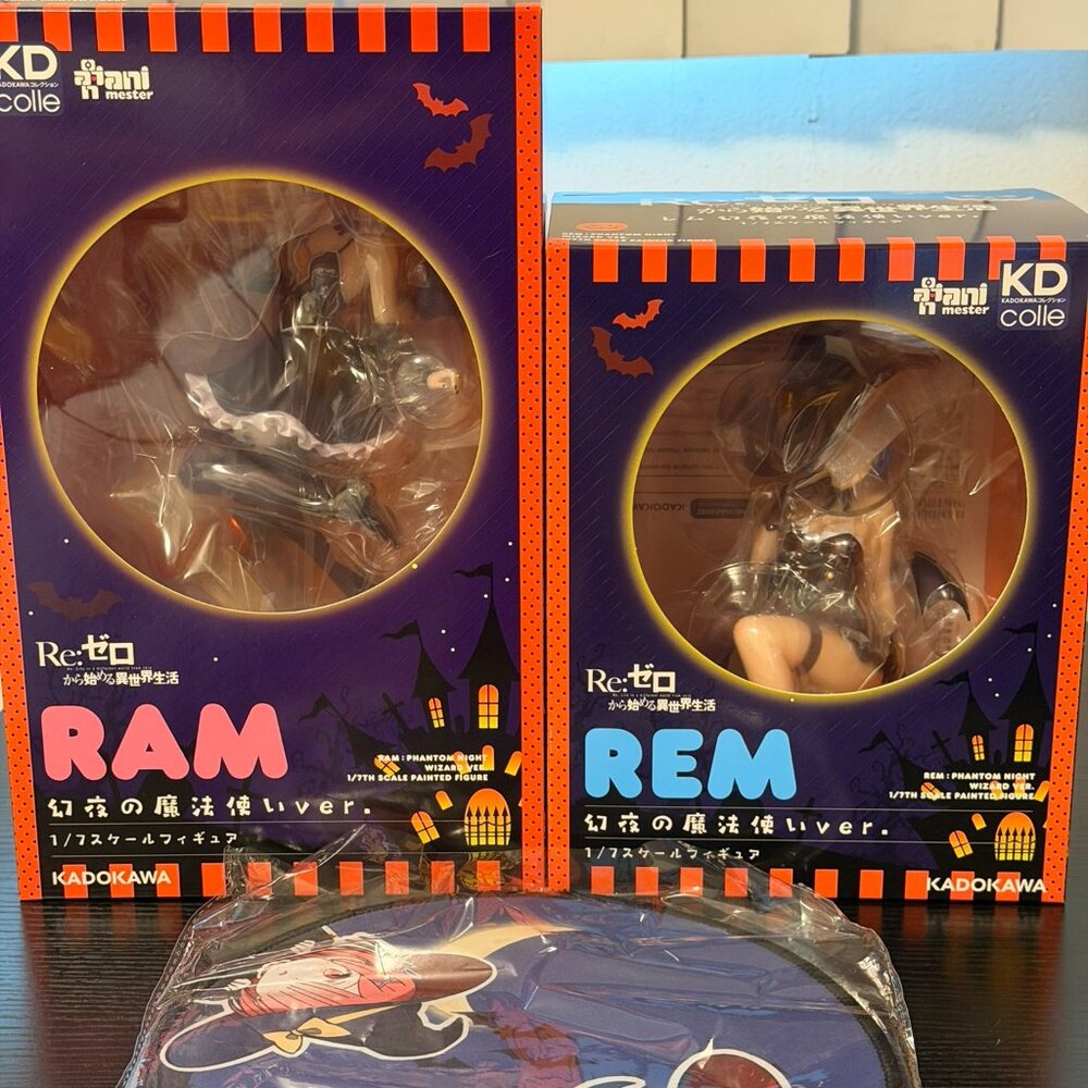 KADOKAWA Rem & Ram - Witch of the Phantom Night 1/7 Scale Figure Set USA SHIP